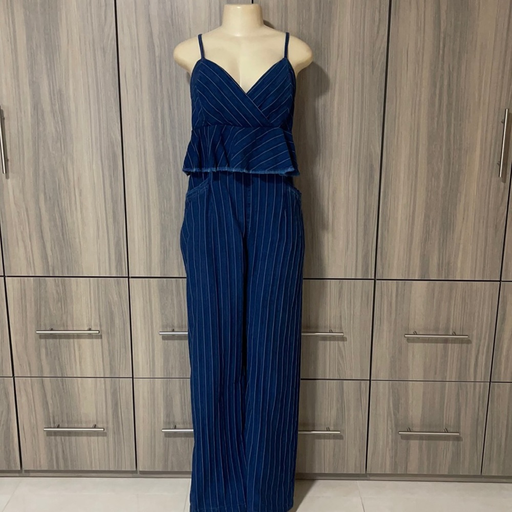 Anthropologie Denim Jumpsuit